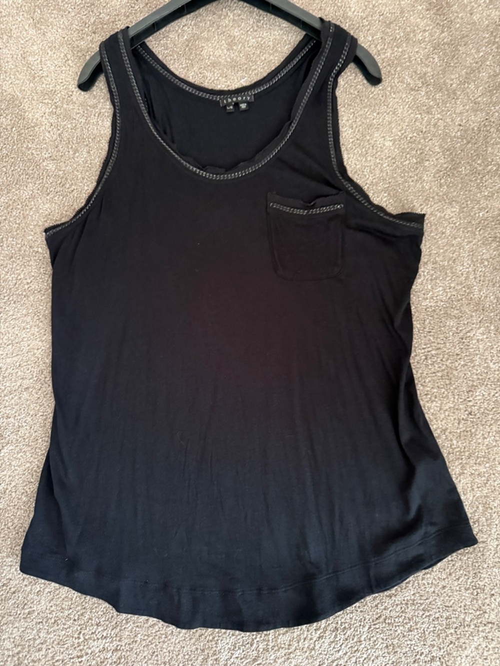 Theory Tank pocket large
